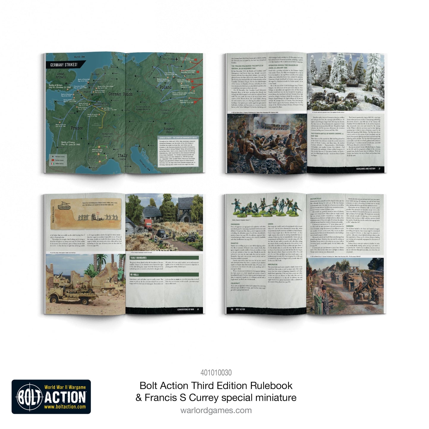 Bolt Action 3rd Edition Core Rulebook (Hardback)