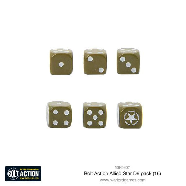 Allied Star D6 Dice